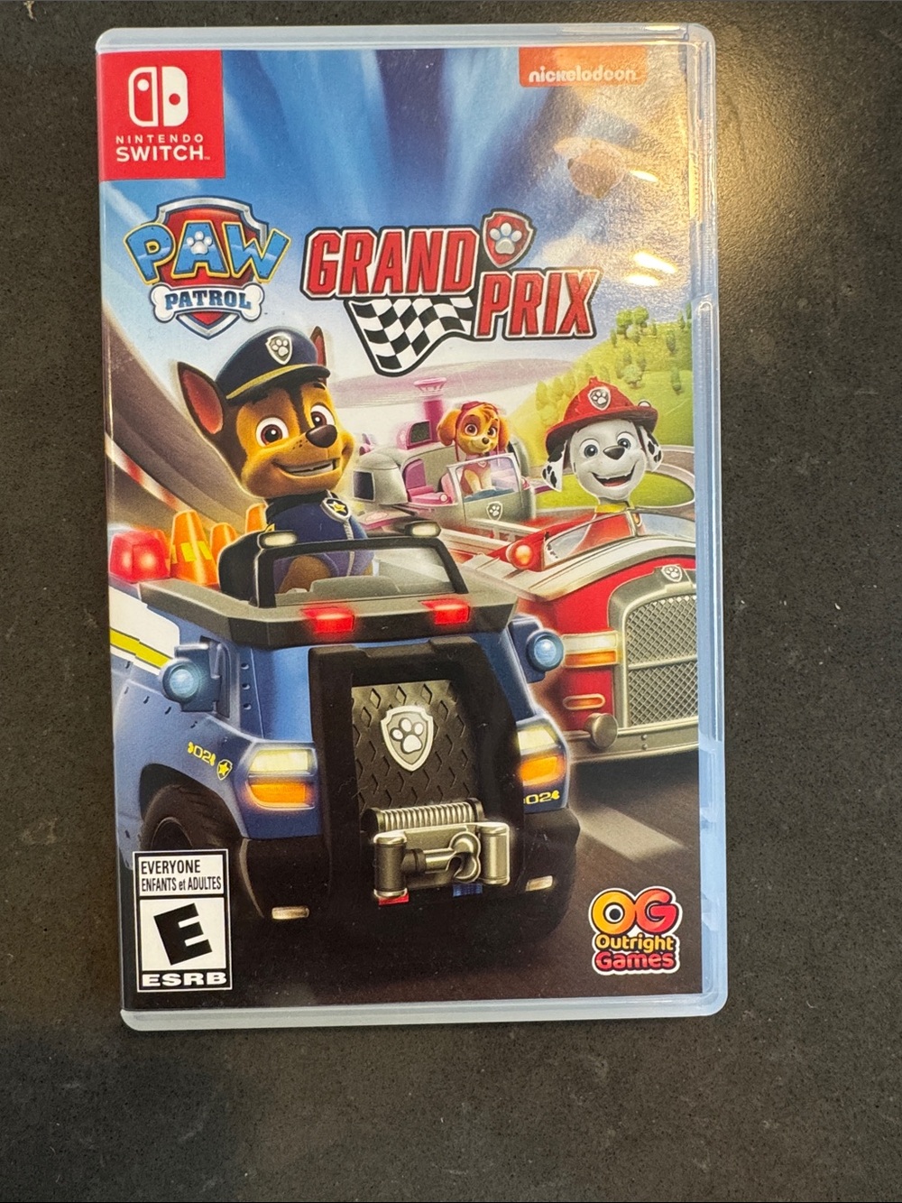Nintendo Switch PAW Patrol Grand Prix  Game in Case